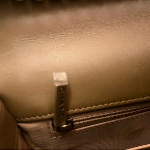 CHANEL Large LEBOY BAG QUILTED LAMBSKIN in Box! - Picture 7 of 17